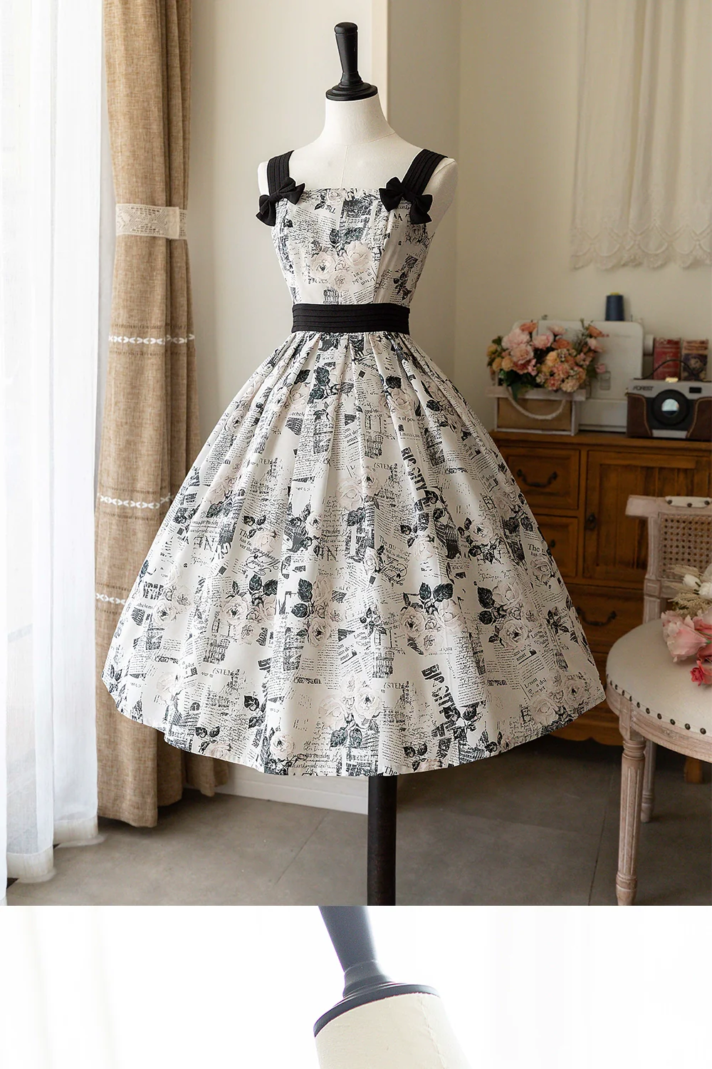Forest Holiday - Elegant Lolita Foral Print JSK Dress Multicolors - Image 21
