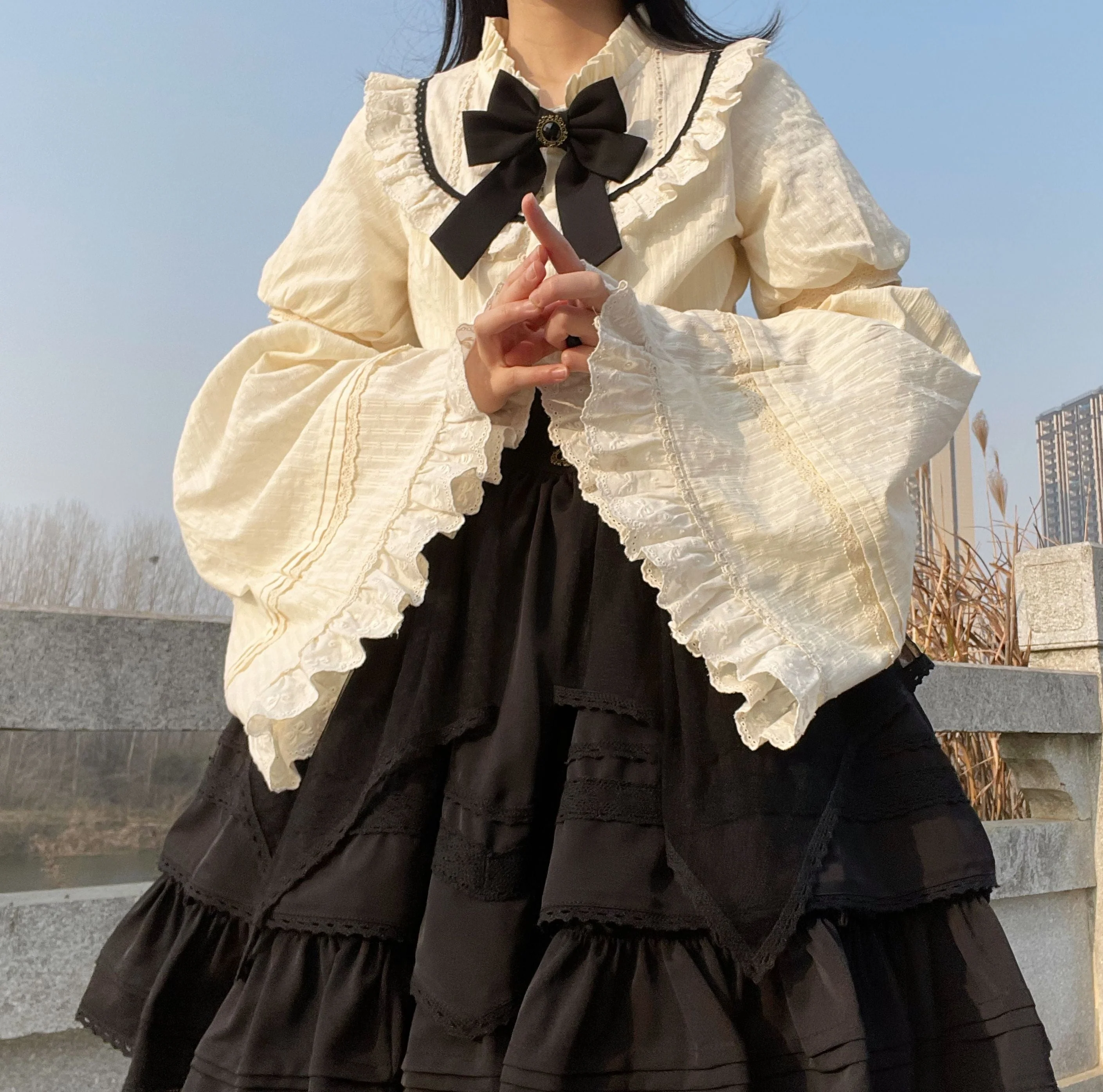 Rich Girl - Elegant Lolita Blouse and Skirt - Image 35