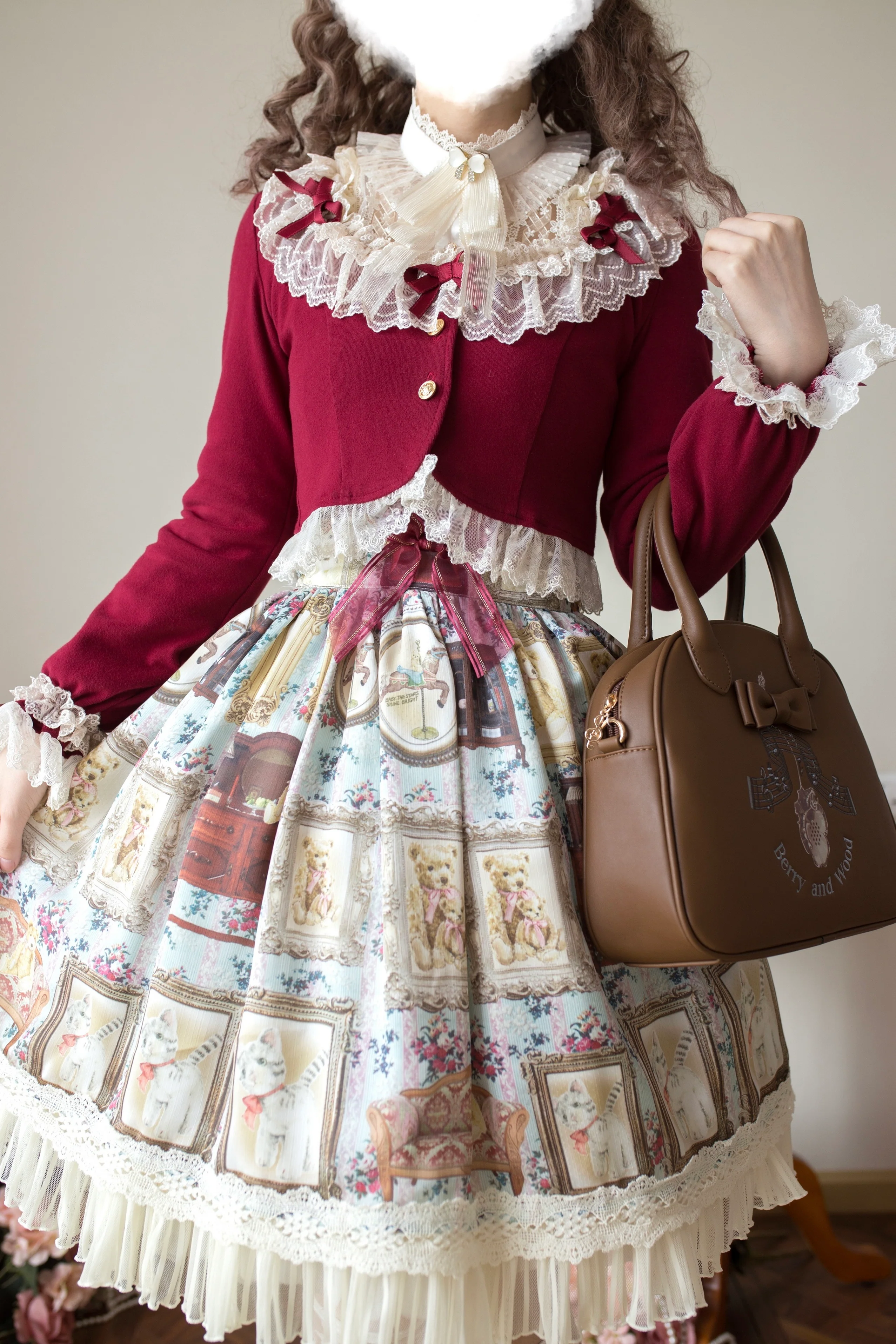 Prelude - Elegant Lolita Bolero Jacket with Lace Ruffle Frill