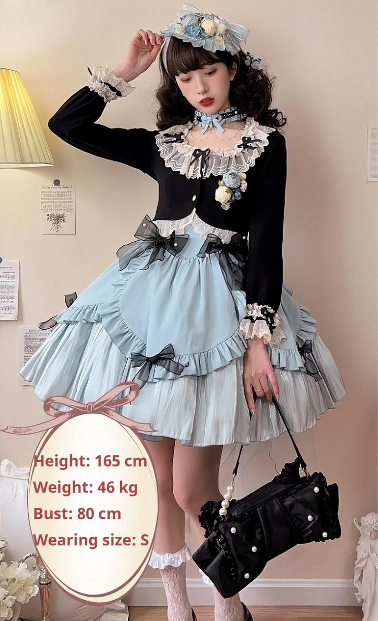 Prelude - Elegant Lolita Bolero Jacket with Lace Ruffle Frill - Image 18
