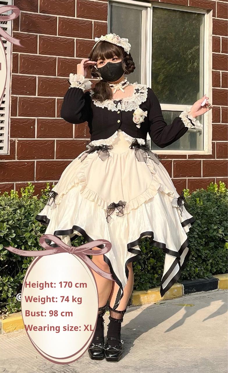 Prelude - Elegant Lolita Bolero Jacket with Lace Ruffle Frill - Image 21