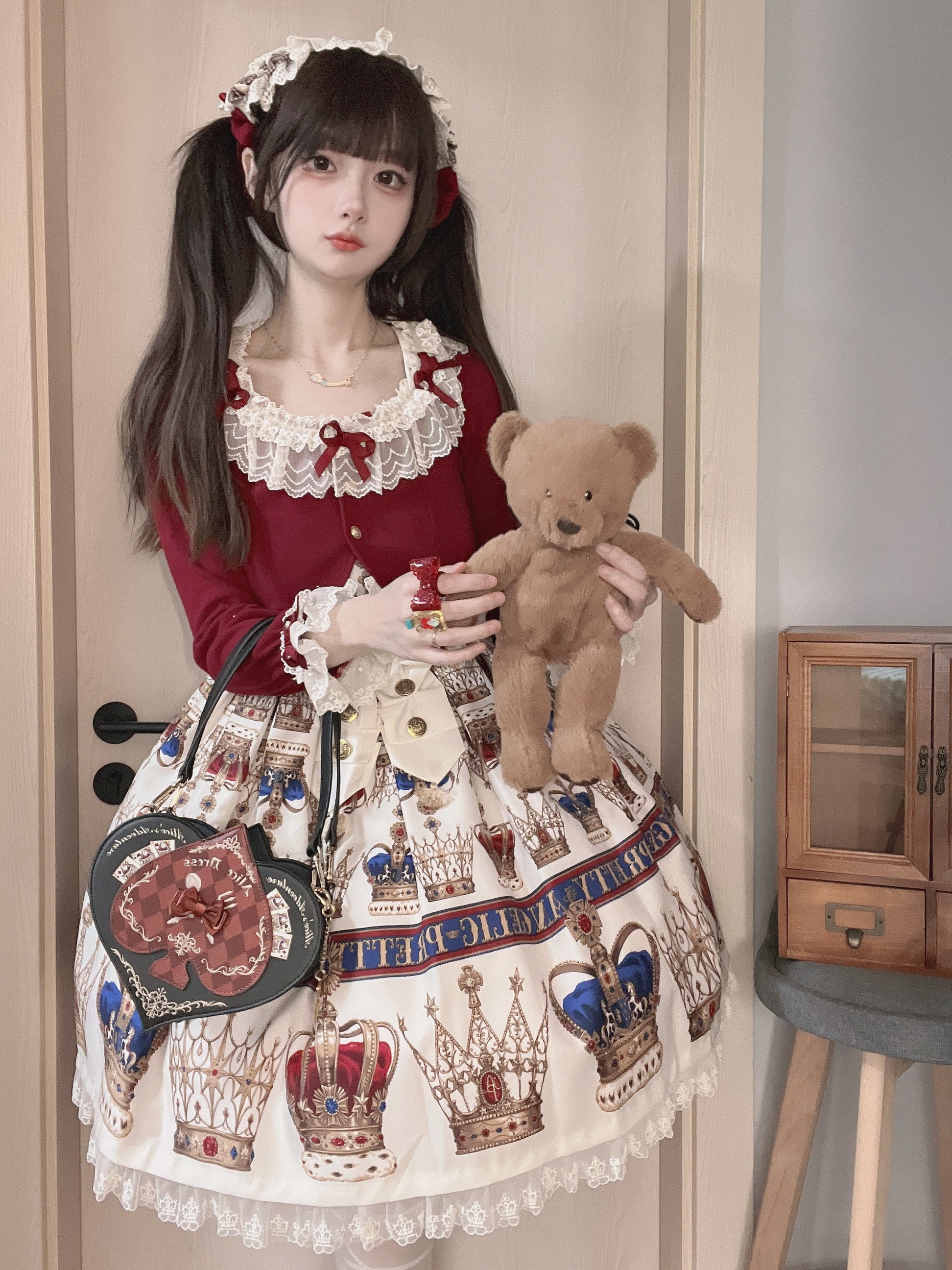 Prelude - Elegant Lolita Bolero Jacket with Lace Ruffle Frill - Image 32
