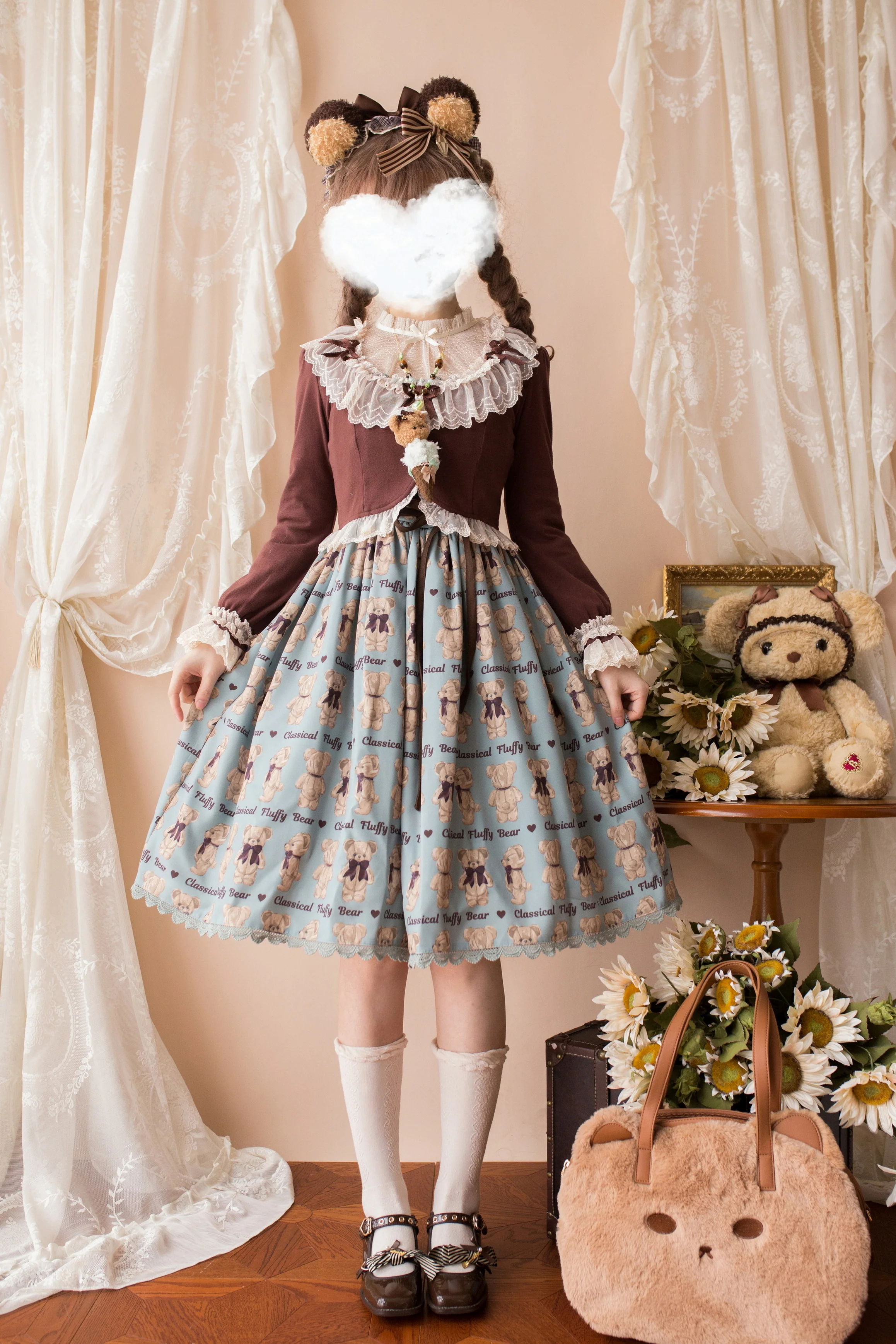 Prelude - Elegant Lolita Bolero Jacket with Lace Ruffle Frill - Image 38