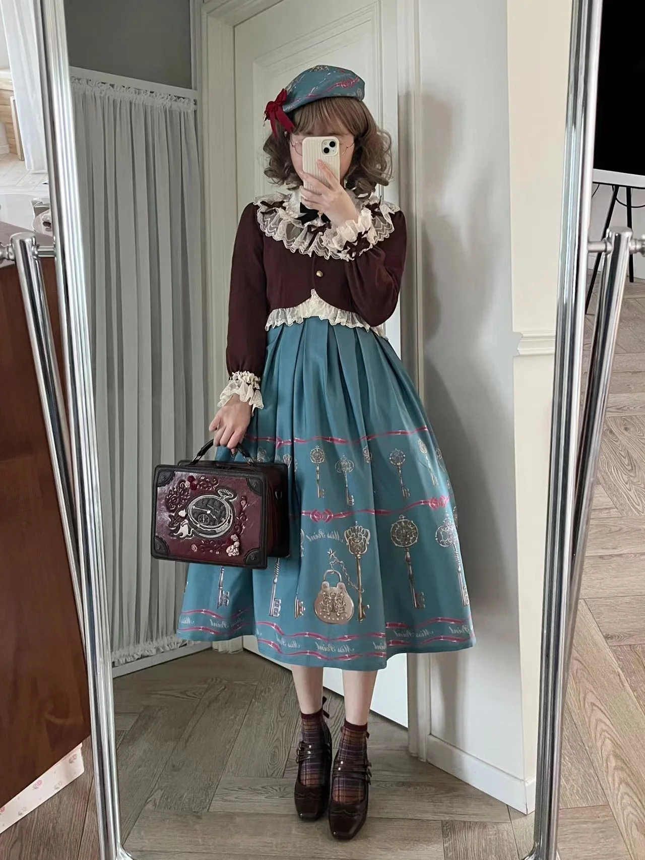 Prelude - Elegant Lolita Bolero Jacket with Lace Ruffle Frill - Image 41