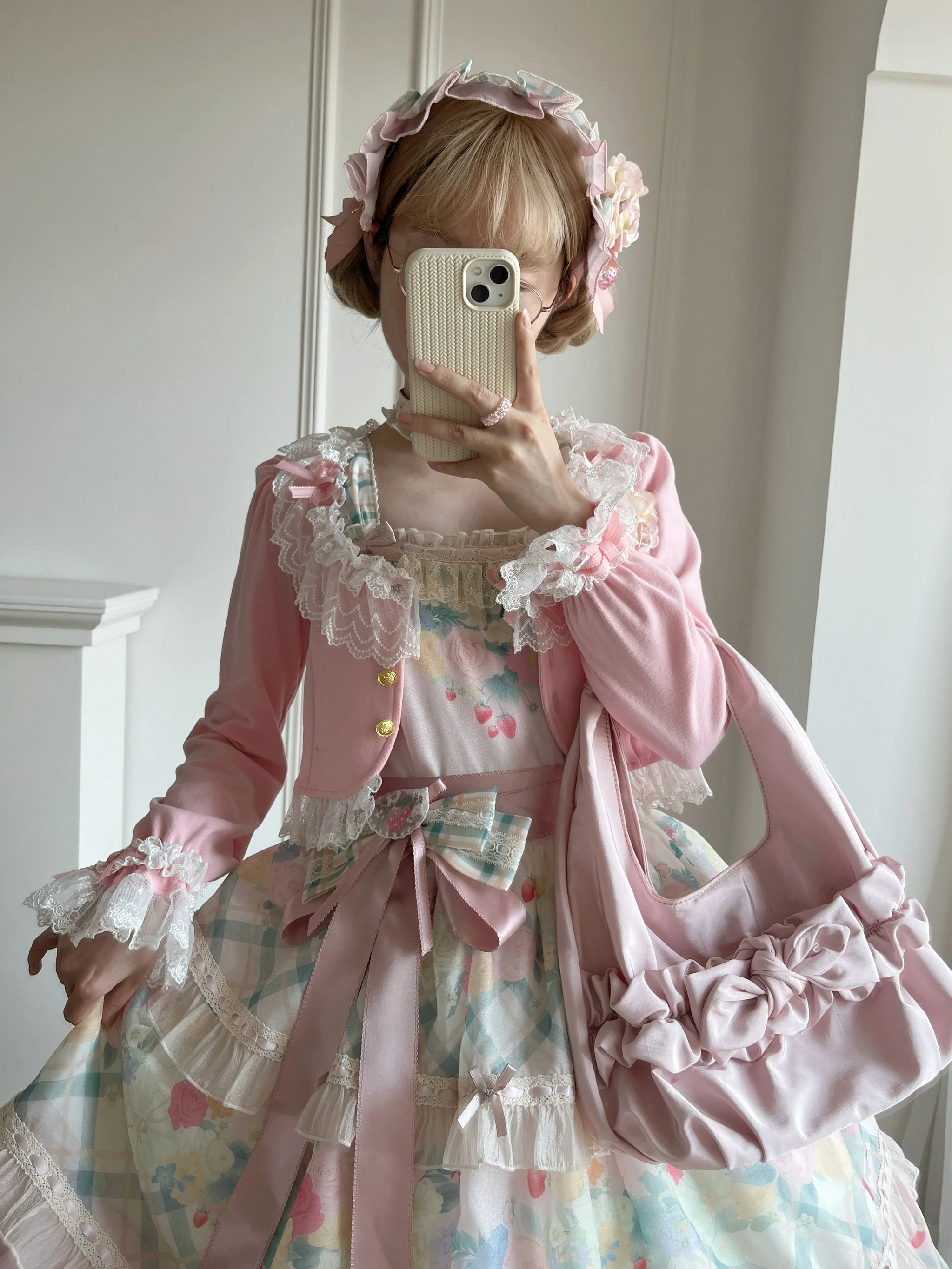 Prelude - Elegant Lolita Bolero Jacket with Lace Ruffle Frill - Image 51