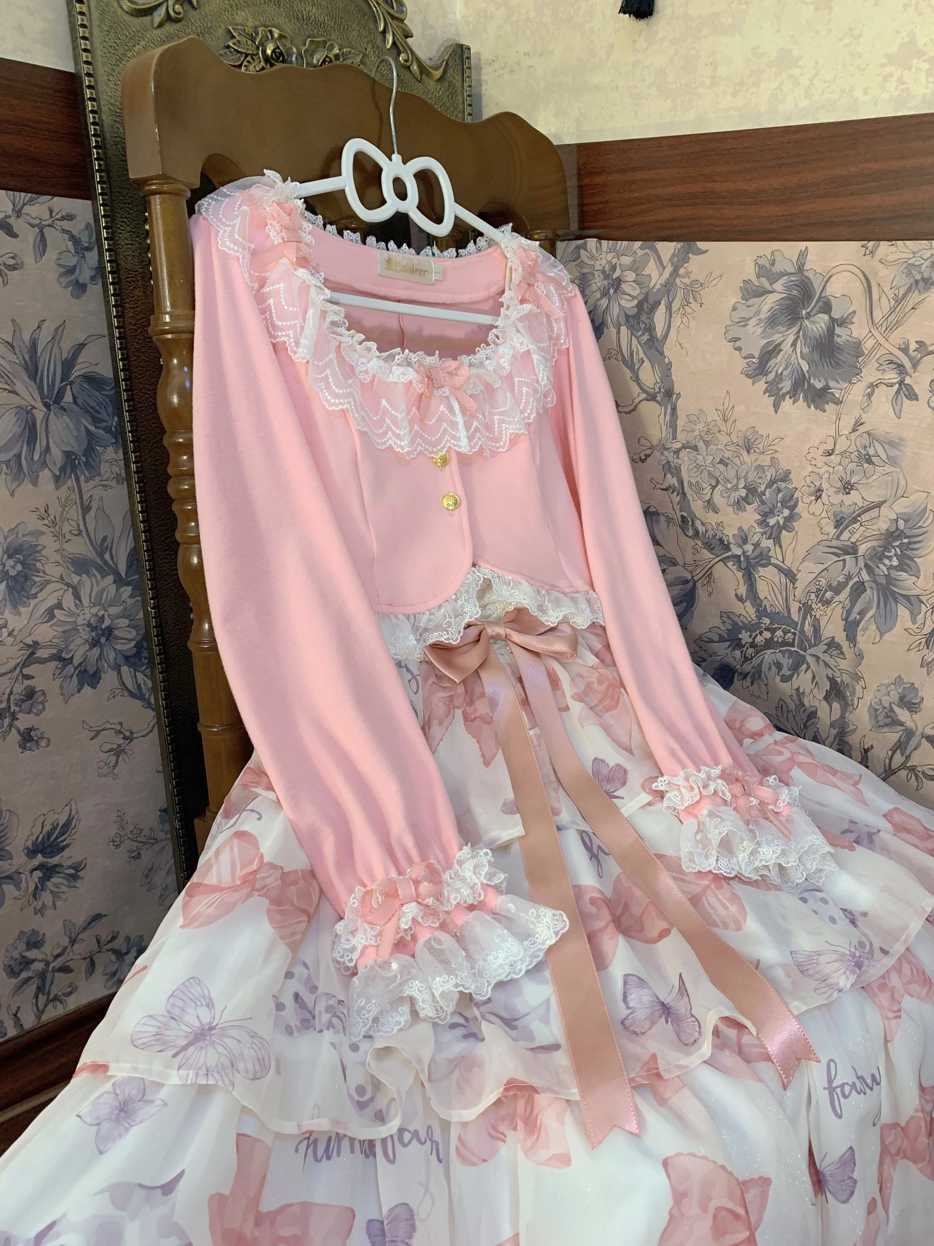 Prelude - Elegant Lolita Bolero Jacket with Lace Ruffle Frill - Image 64