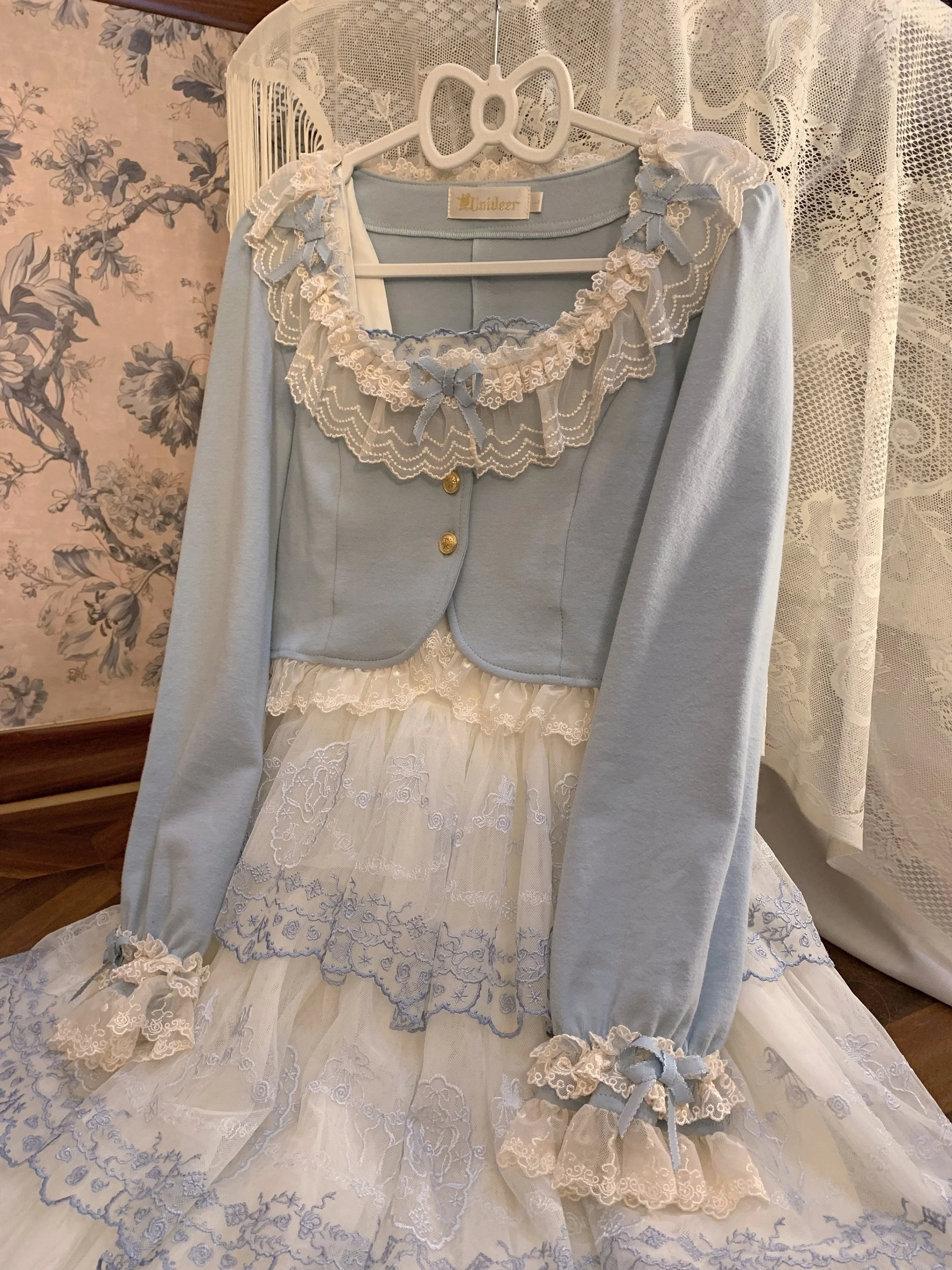 Prelude - Elegant Lolita Bolero Jacket with Lace Ruffle Frill - Image 66