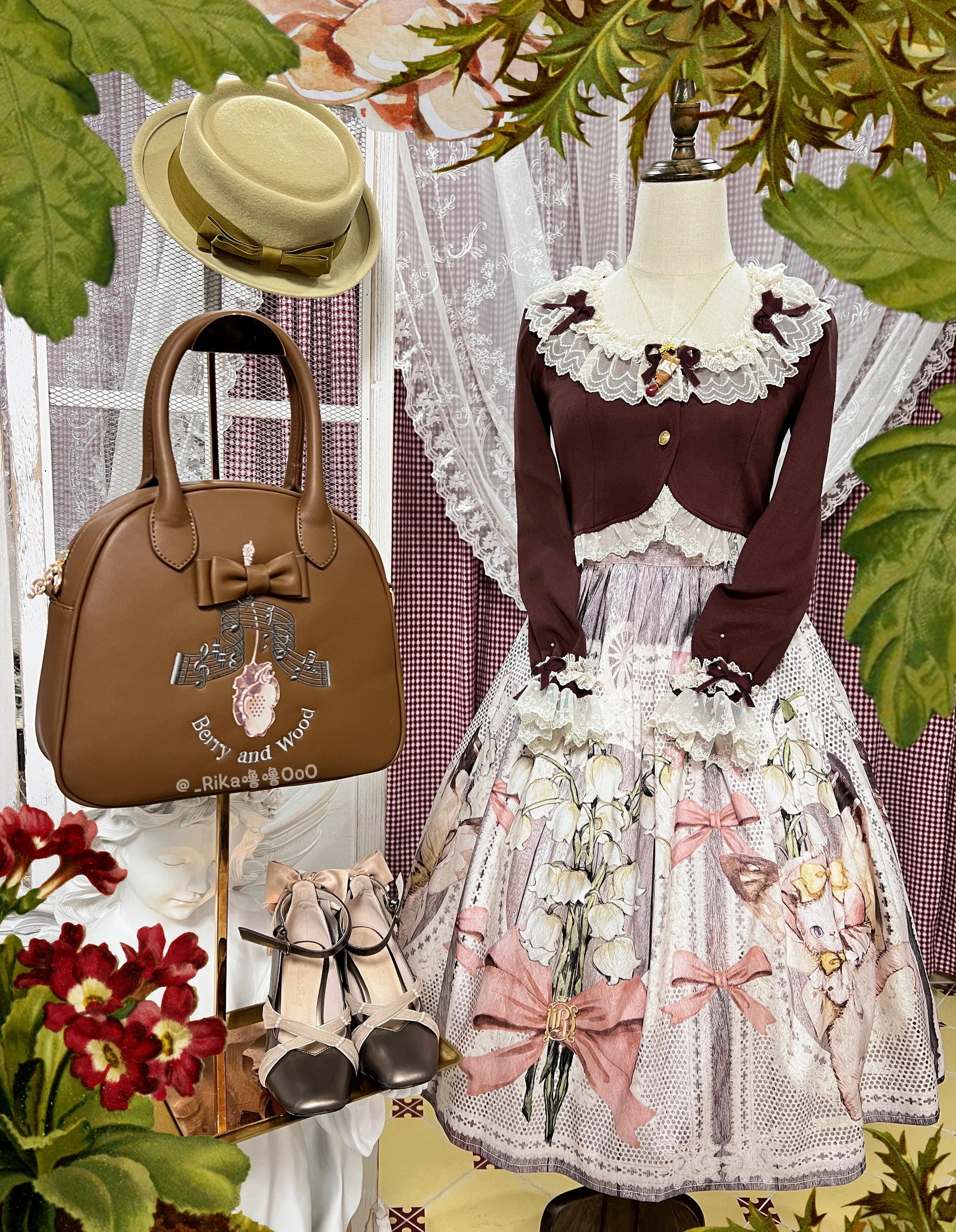 Prelude - Elegant Lolita Bolero Jacket with Lace Ruffle Frill - Image 69