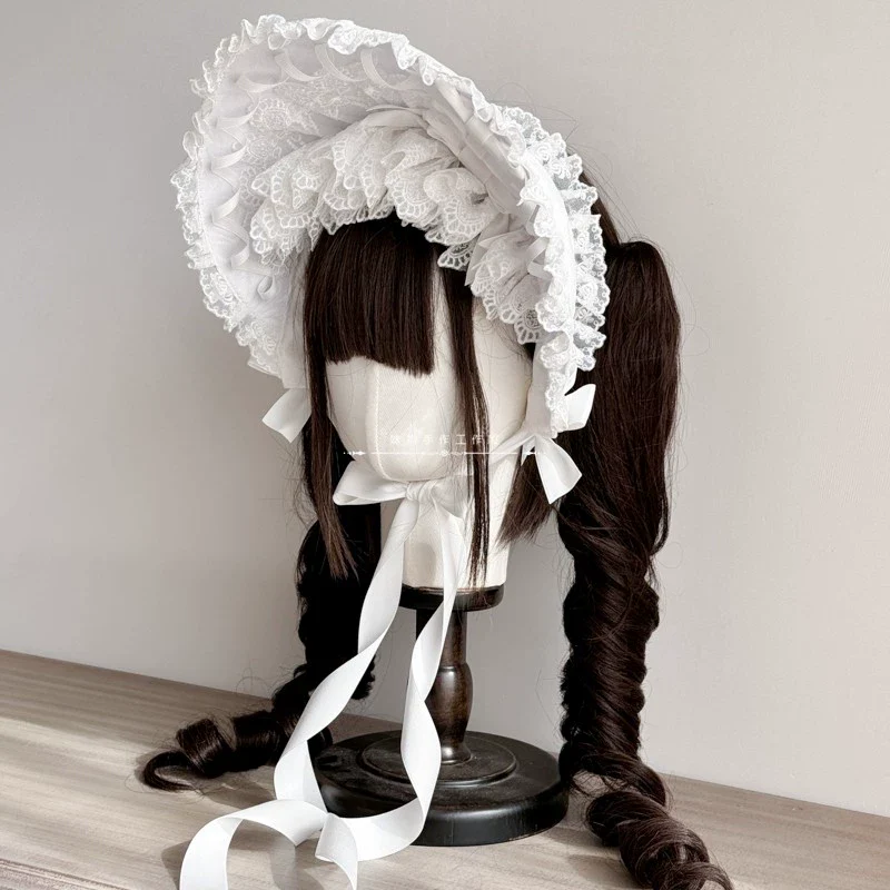 Elegant Lolita Bonnet Velvet Lolita Hat - Image 8