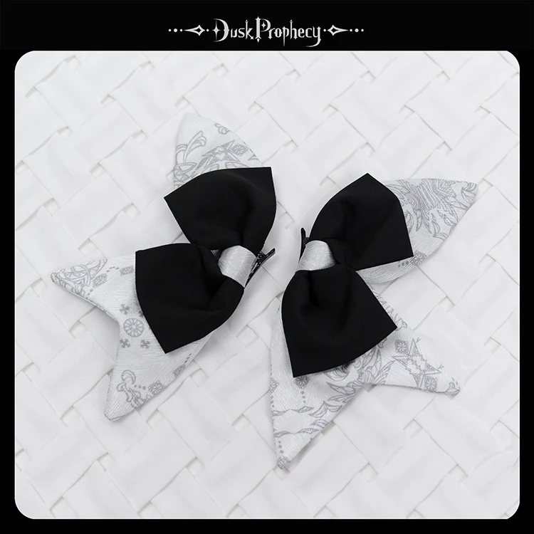DuskProphecy - Coccyx - Elegant Lolita Hair Accessories Set Multicolors - Image 15