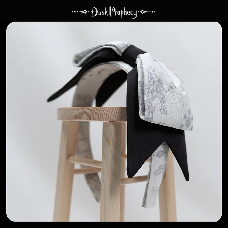 DuskProphecy - Coccyx - Elegant Lolita Hair Accessories Set Multicolors - Image 17