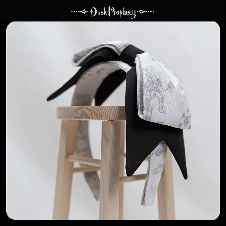 DuskProphecy - Coccyx - Elegant Lolita Hair Accessories Set Multicolors - Image 18