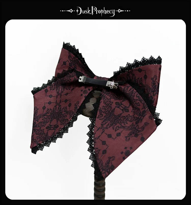 DuskProphecy - Coccyx - Elegant Lolita Hair Accessories Set Multicolors - Image 28