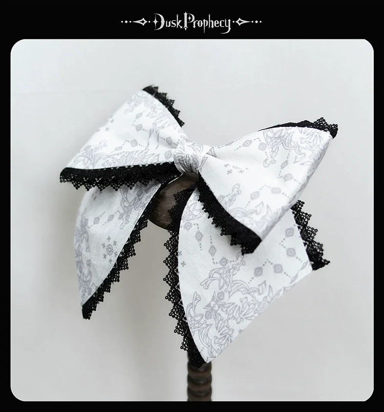 DuskProphecy - Coccyx - Elegant Lolita Hair Accessories Set Multicolors - Image 31