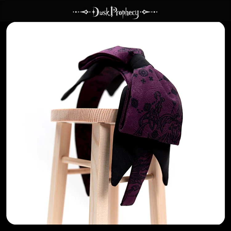 DuskProphecy - Coccyx - Elegant Lolita Hair Accessories Set Multicolors - Image 4
