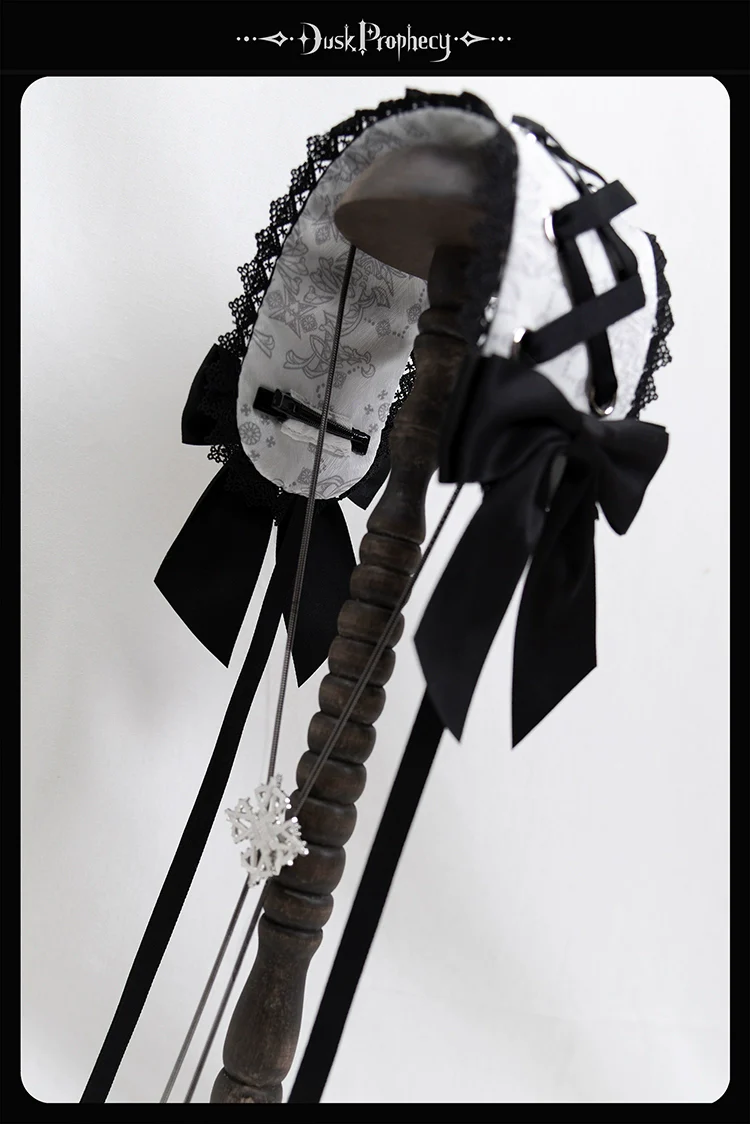 DuskProphecy - Coccyx - Elegant Lolita Hair Accessories Set Multicolors - Image 44