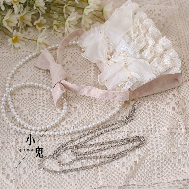 Xiaogui - Elegant Lolita Handbag Ivory Tea Party Lolita Bag - Image 10