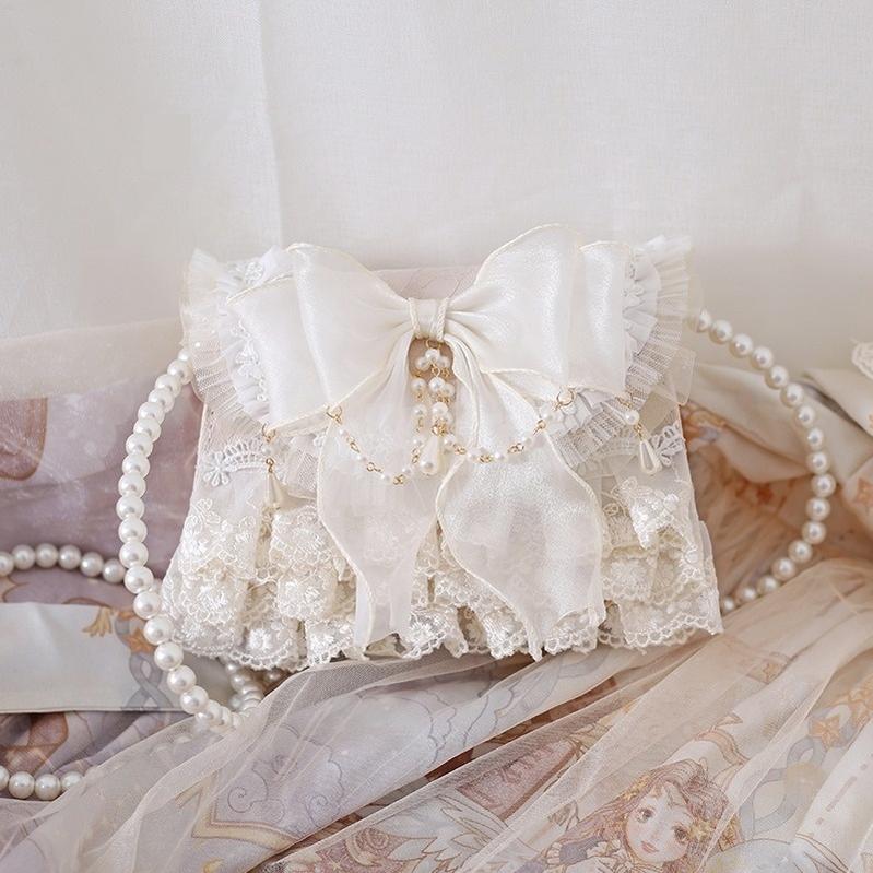 Xiaogui - Elegant Lolita Handbag Ivory Tea Party Lolita Bag - Image 2