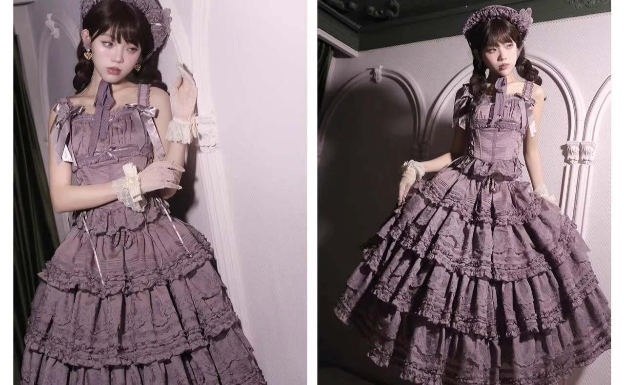 MEEKWIND - Miss Flora - Elegant Lolita Headdress Solid BNT & Choker & Hat - Image 5