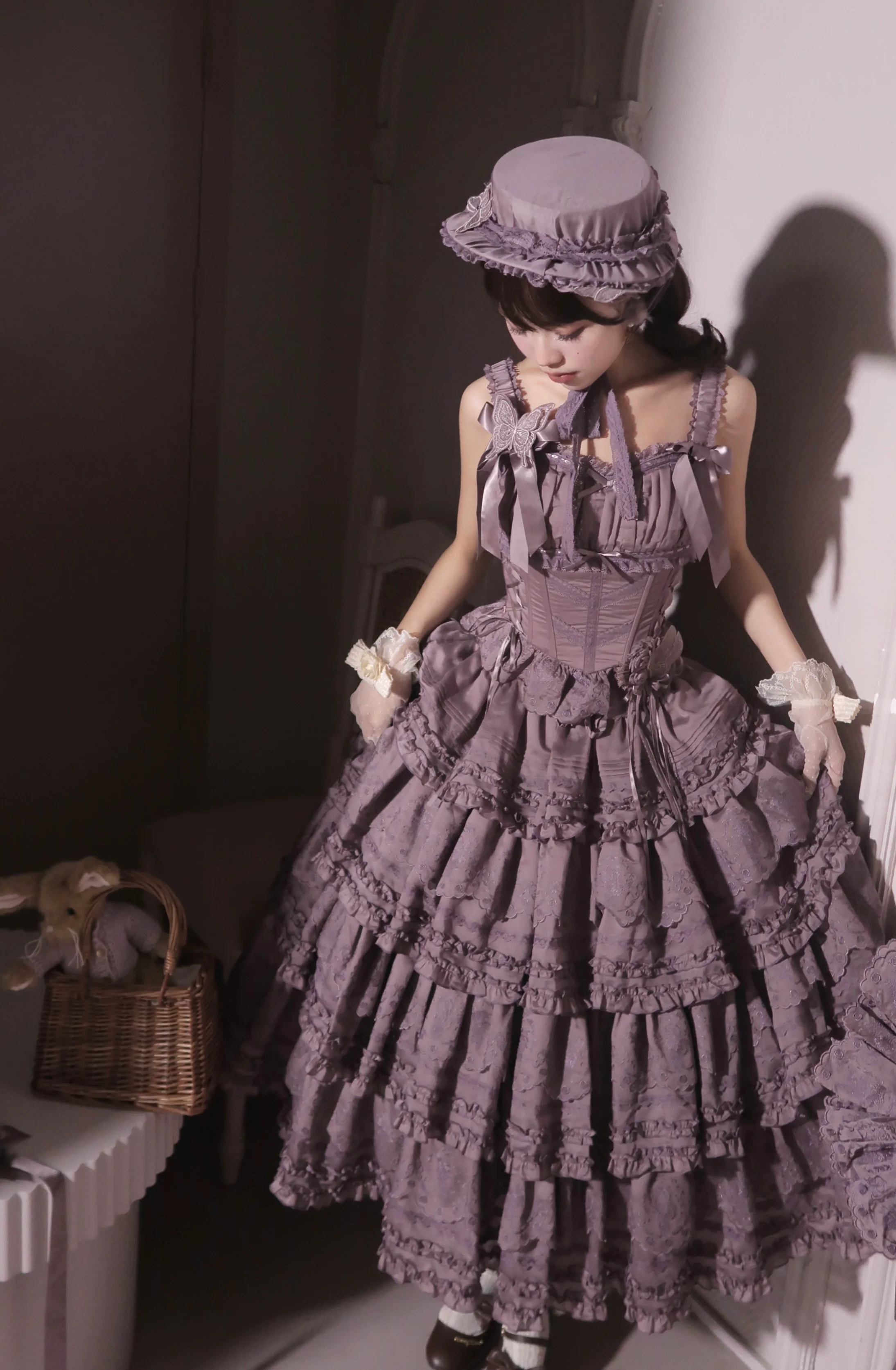 MEEKWIND - Miss Flora - Elegant Lolita Bodice Suit Tiered Skirt - Image 2