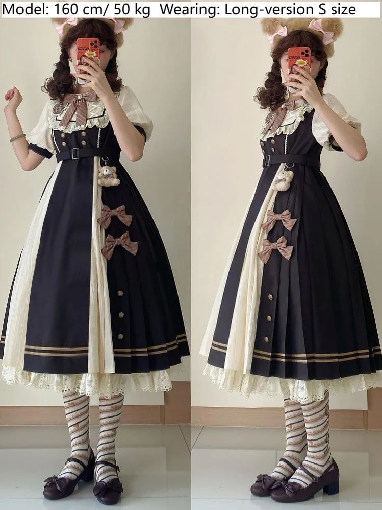 Chocolate Workshop - Elegant Lolita OP Daily Short Sleeve Dress - Image 23