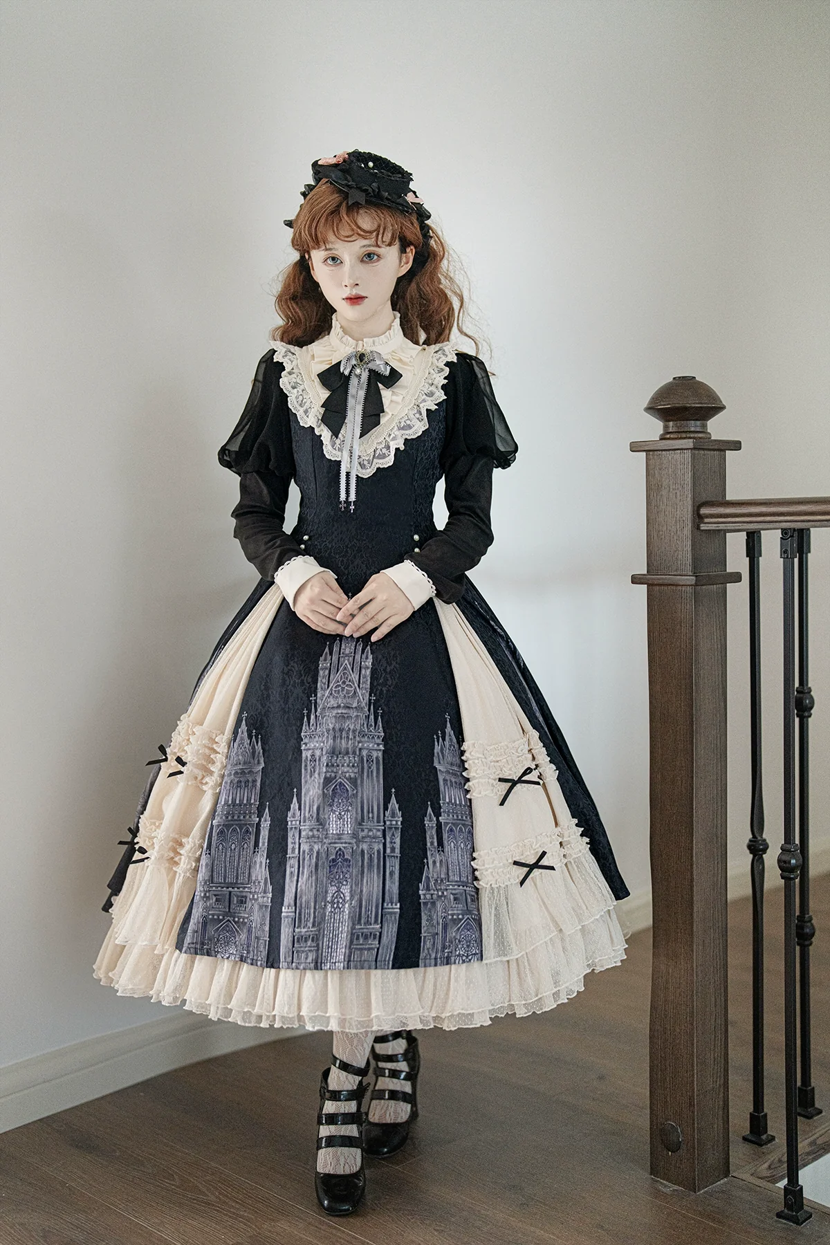 Church Bell - Elegant Lolita OP Dress Long Sleeve Spring Autumn - Image 2
