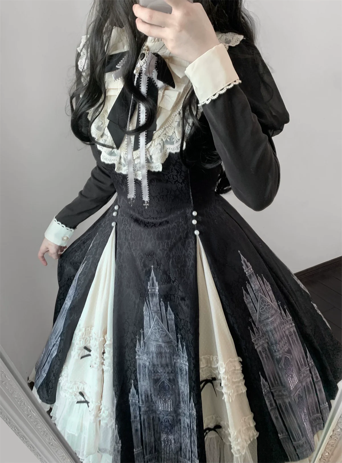 Church Bell - Elegant Lolita OP Dress Long Sleeve Spring Autumn - Image 30