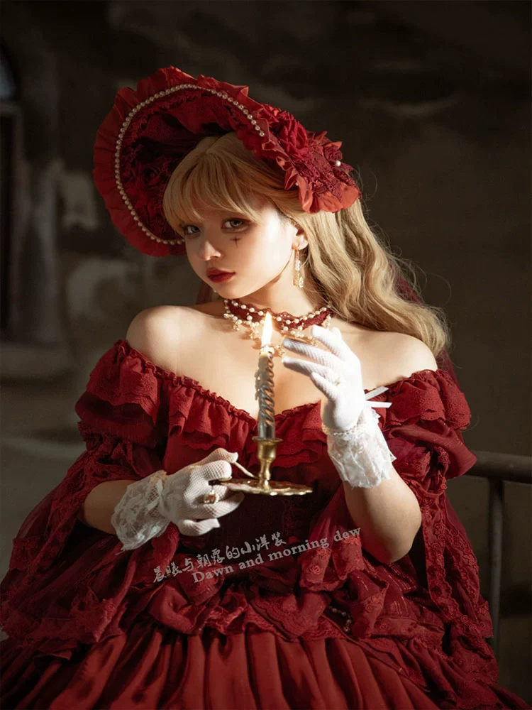 Elegant Lolita OP Dress Sunrise Elf Long Dress - Image 20