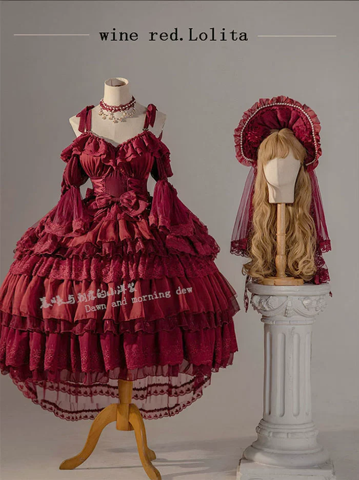 Elegant Lolita OP Dress Sunrise Elf Long Dress - Image 23
