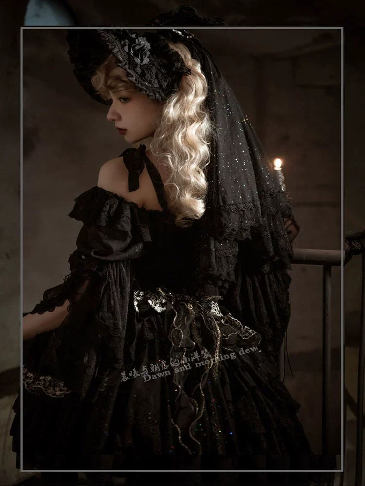 Elegant Lolita OP Dress Sunrise Elf Long Dress - Image 28