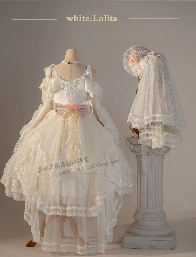 Elegant Lolita OP Dress Sunrise Elf Long Dress - Image 8