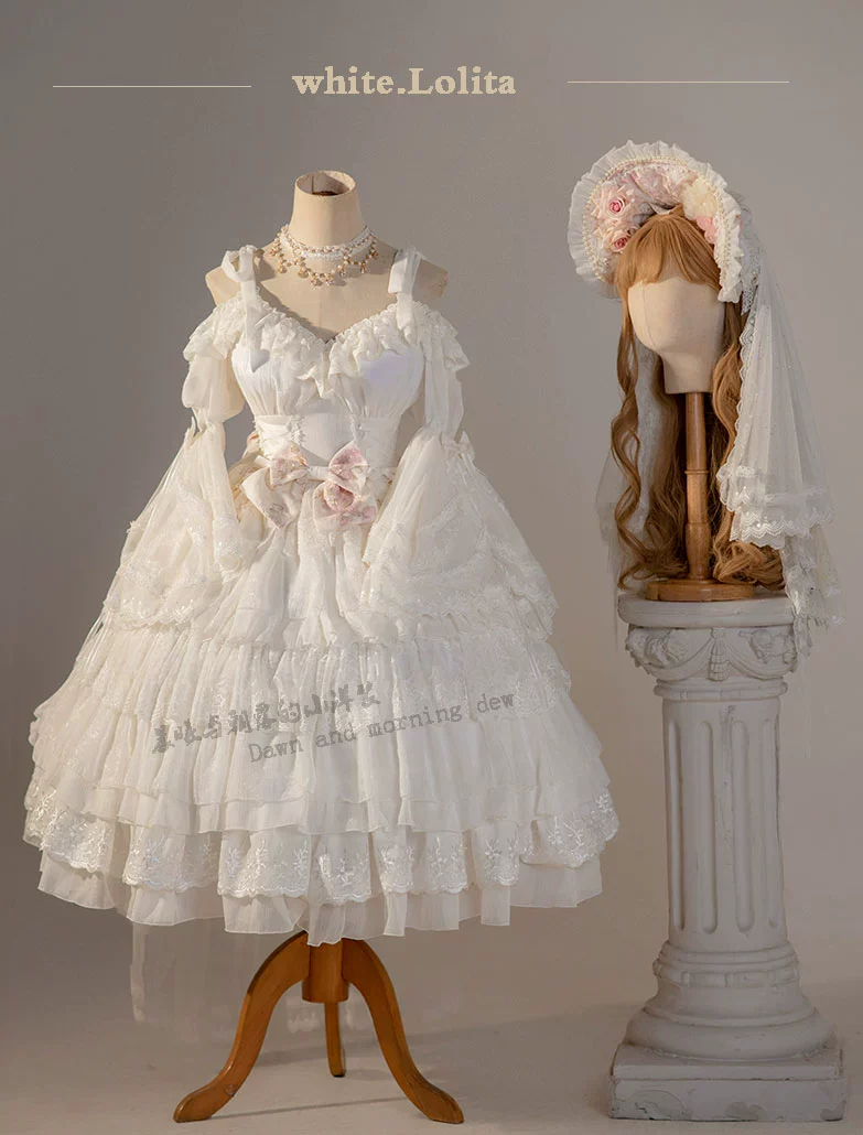 Elegant Lolita OP Dress Sunrise Elf Long Dress - Image 9