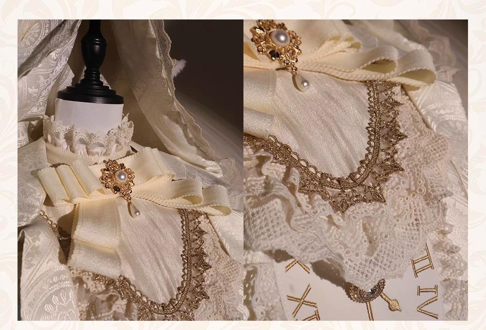 LizBird - Reincarnation of Time - Elegant Lolita OP Set with Waist-Cinching and A-Line Styles - Image 10