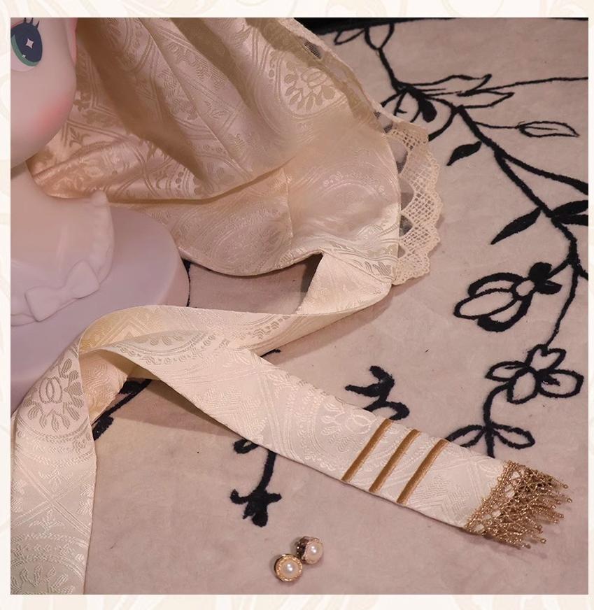 LizBird - Reincarnation of Time - Elegant Lolita OP Set with Waist-Cinching and A-Line Styles - Image 12