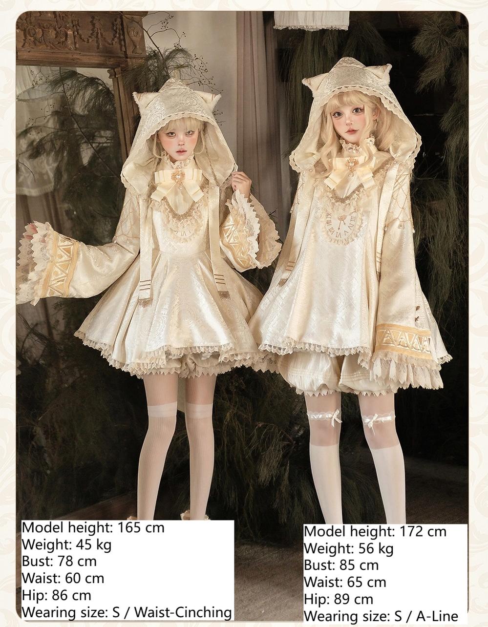 LizBird - Reincarnation of Time - Elegant Lolita OP Set with Waist-Cinching and A-Line Styles - Image 16
