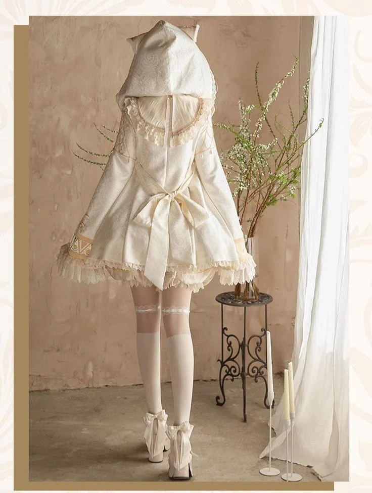 LizBird - Reincarnation of Time - Elegant Lolita OP Set with Waist-Cinching and A-Line Styles - Image 19