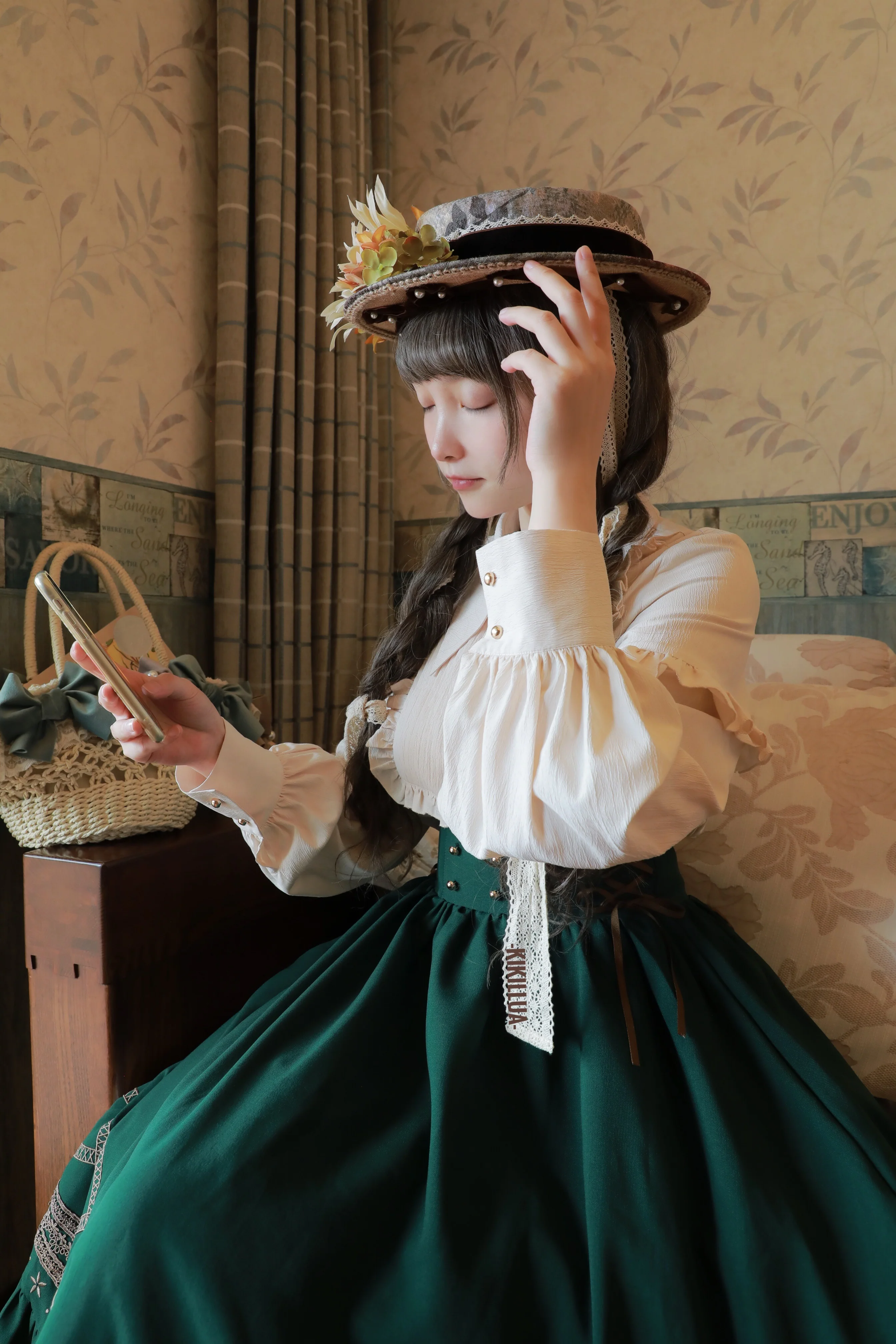 Yuan Su - Elegant  Solid Color Lolita SK - Image 10