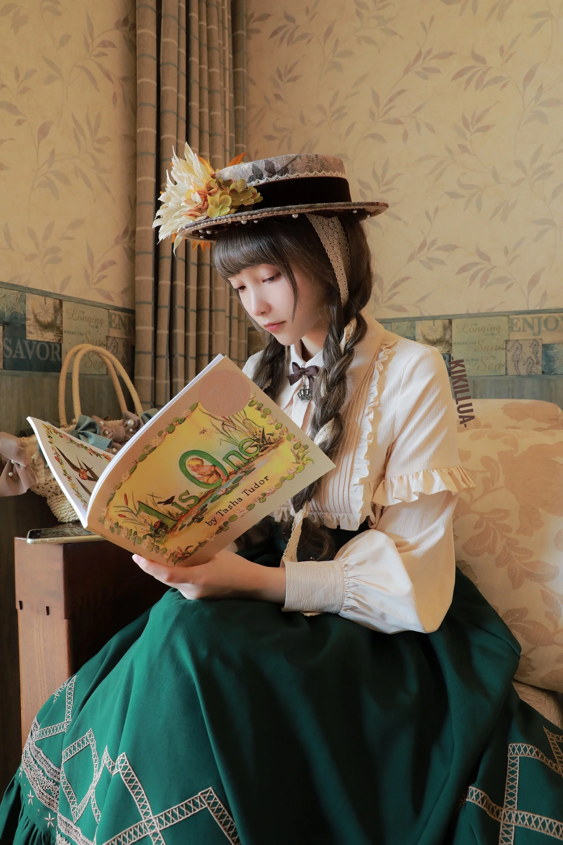 Yuan Su - Elegant  Solid Color Lolita SK - Image 8
