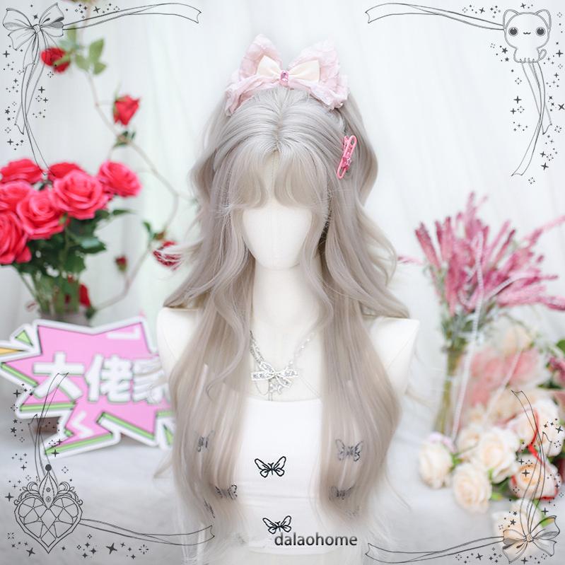 Dalao Home - Moon Sinking - Elegant Lolita Wigs Long Curly Griege Wigs - Image 2