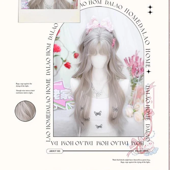 Dalao Home - Moon Sinking - Elegant Lolita Wigs Long Curly Griege Wigs - Image 5