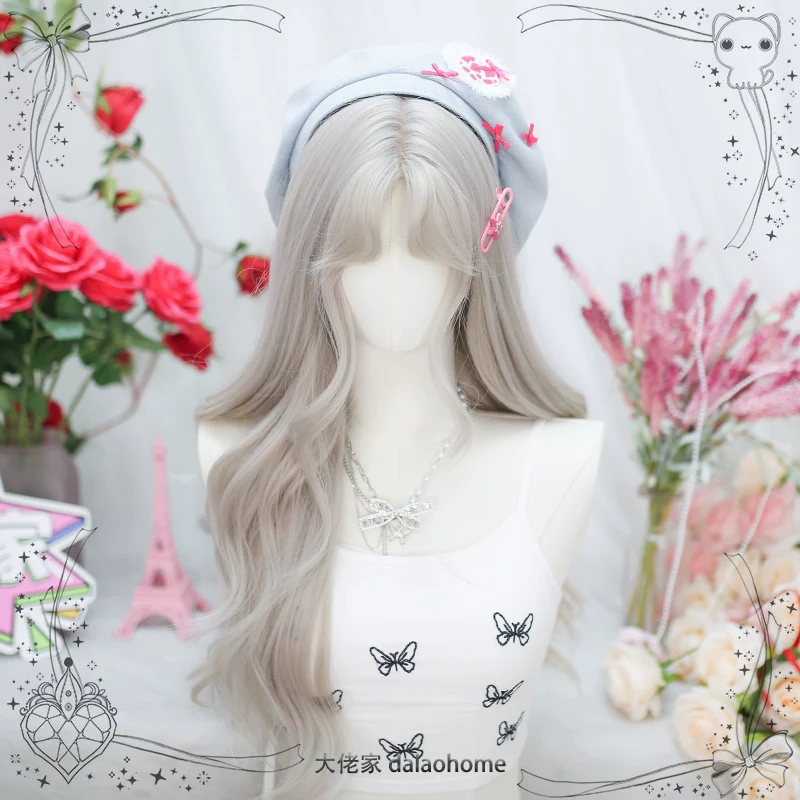 Dalao Home - Moon Sinking - Elegant Lolita Wigs Long Curly Griege Wigs - Image 8