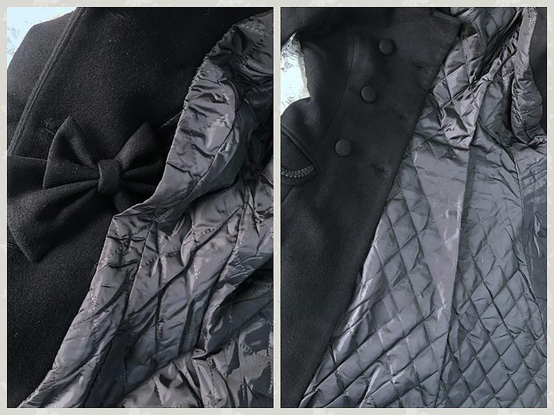 Anastasia - Madeleine - Elegant Lolita Wool Coat, Detachable Cape - Image 10
