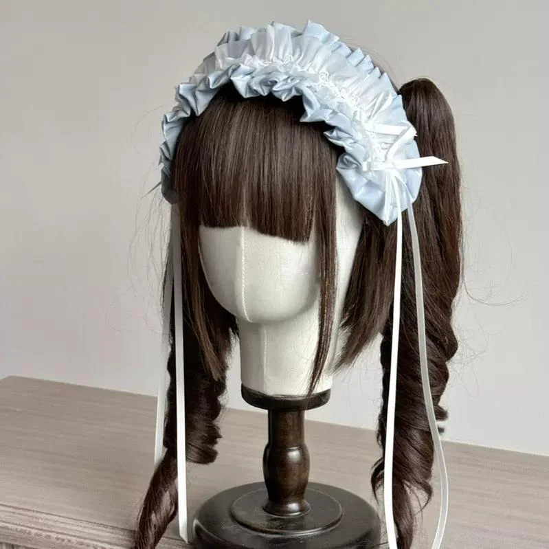 Elegent Lolita Bonnet Black Ribbon BNT - Image 15