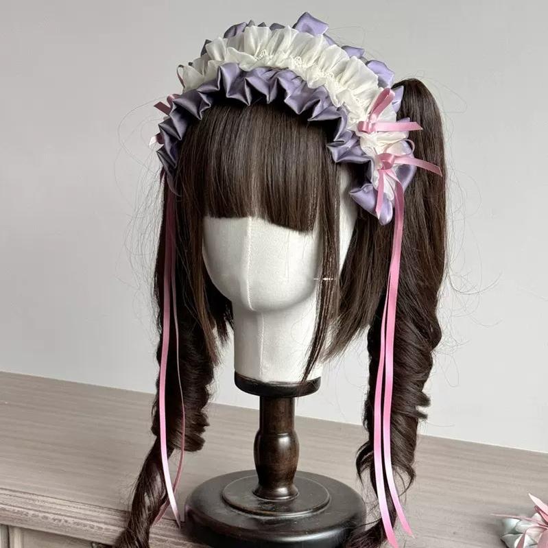 Elegent Lolita Bonnet Black Ribbon BNT - Image 17