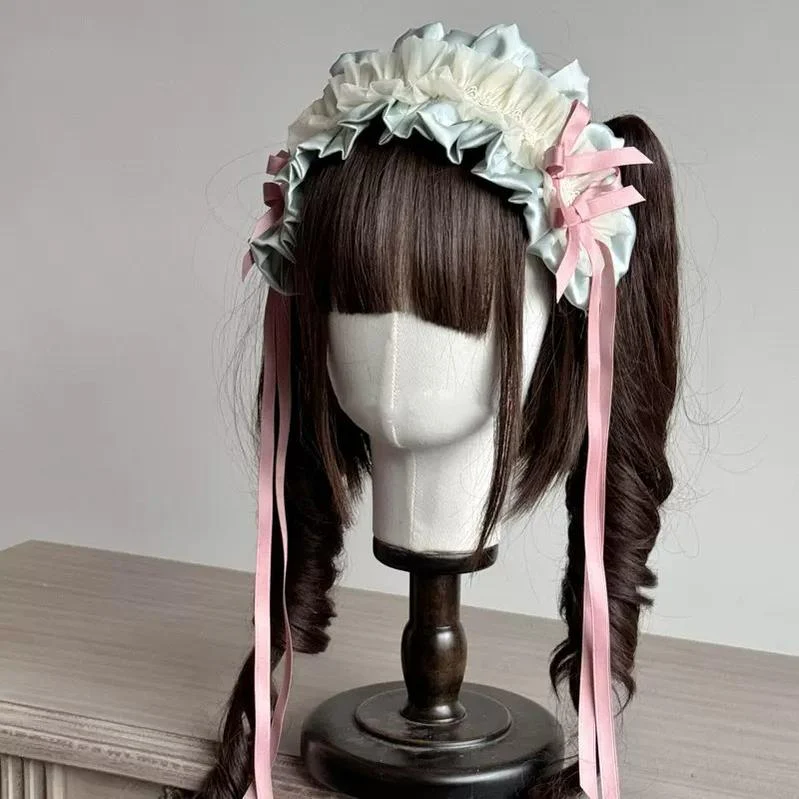 Elegent Lolita Bonnet Black Ribbon BNT - Image 18