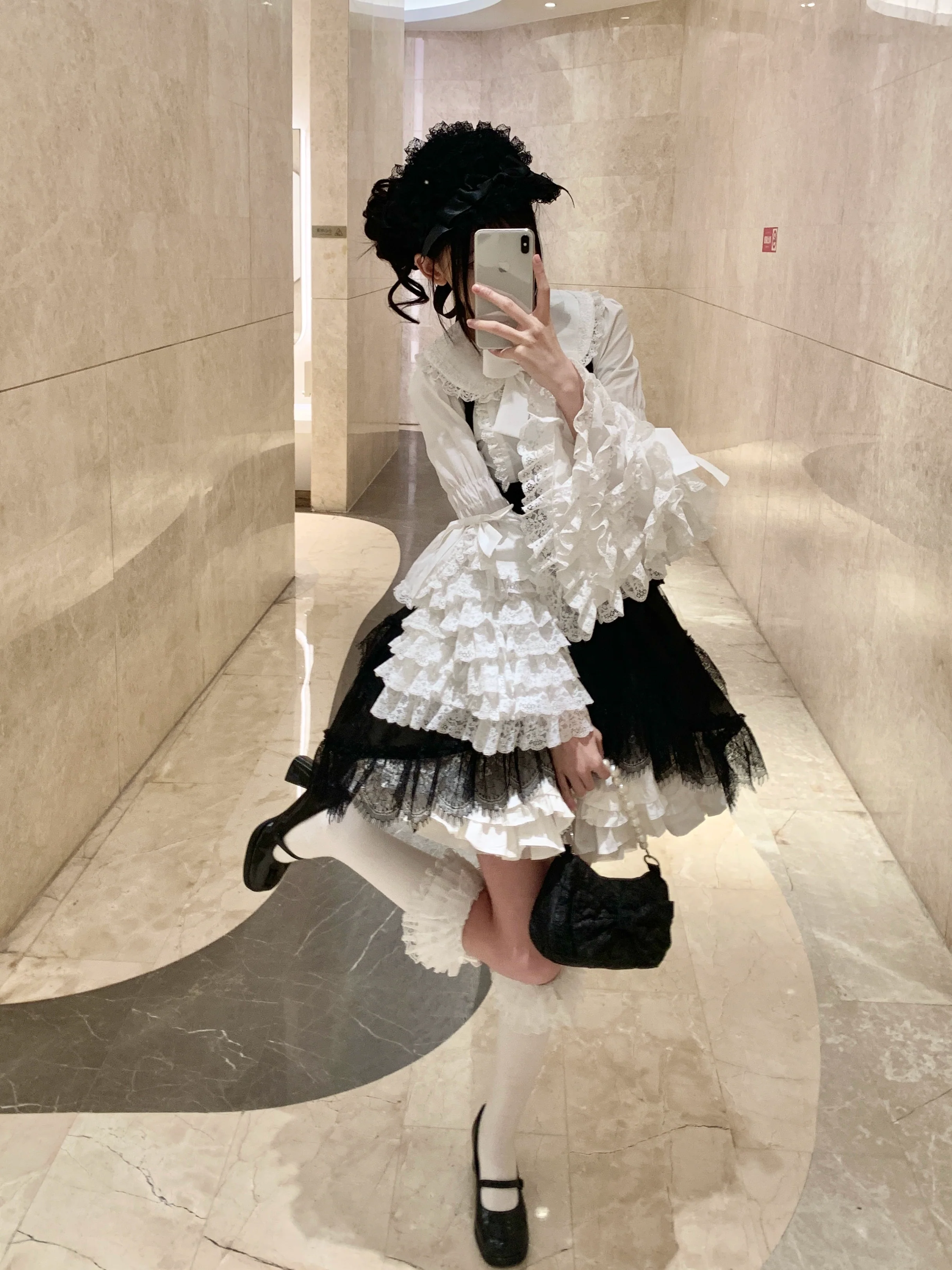 Mengfuzi - Cannelés - Elegant Lolita Cotton Blouse, Hime Sleeve - Image 8