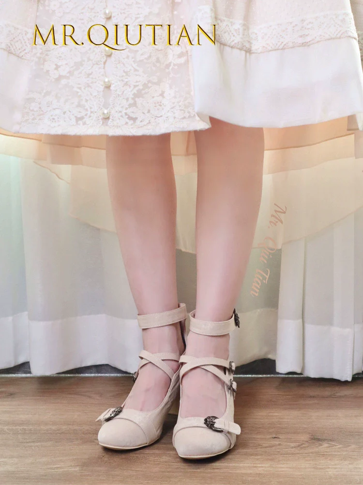 MR.Qiutian - Velia - Elegent Lolita Shoes CLA Thick Heel Shoes - Image 10