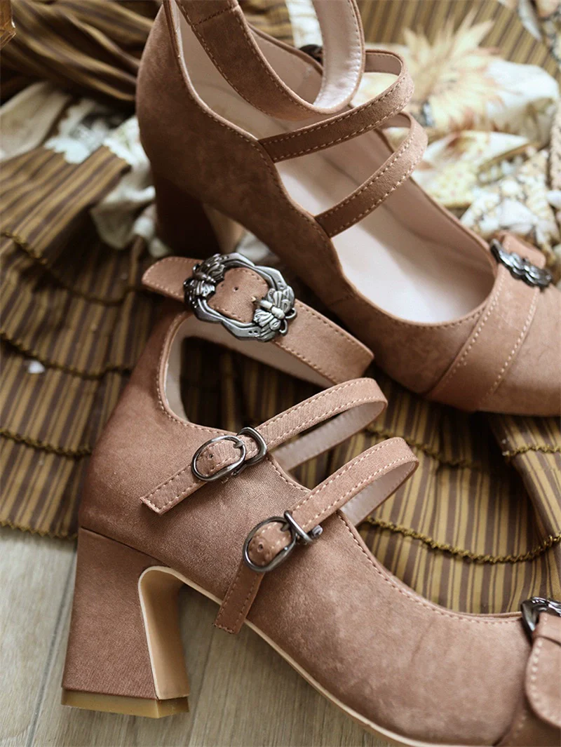 MR.Qiutian - Velia - Elegent Lolita Shoes CLA Thick Heel Shoes - Image 25