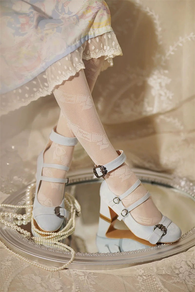 MR.Qiutian - Velia - Elegent Lolita Shoes CLA Thick Heel Shoes - Image 30