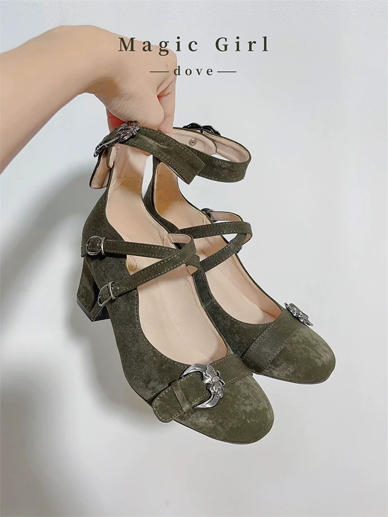MR.Qiutian - Velia - Elegent Lolita Shoes CLA Thick Heel Shoes - Image 35